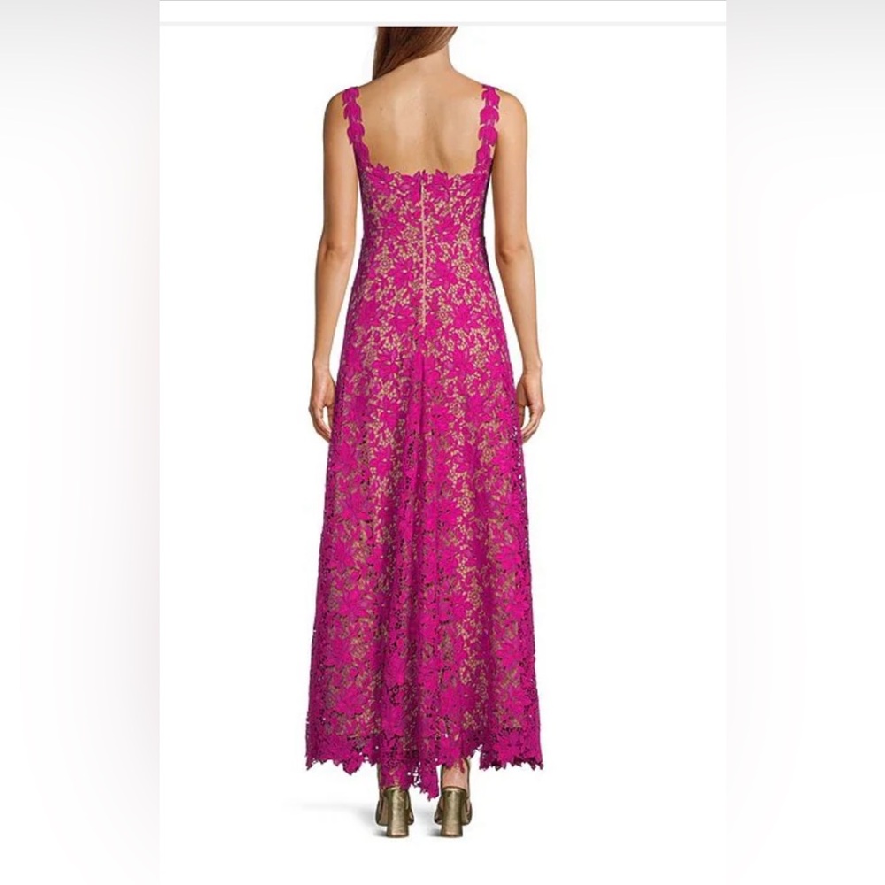 Antonio Melani Christina Lace Square Neck sleeveless A-line Maxi dress, Size 6